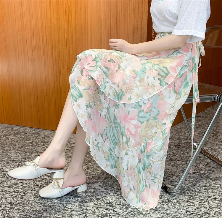 Women's Beach Wrap Skirt – 49 Colors & Prints, Lightweight Summer Essential