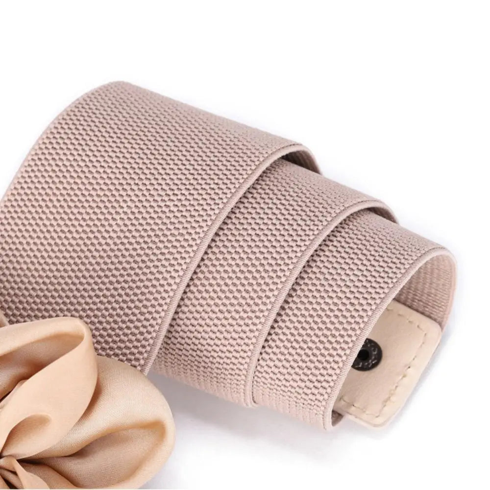Women Fashion Floral Wide Elastic Belt (FREE SHIPPING)