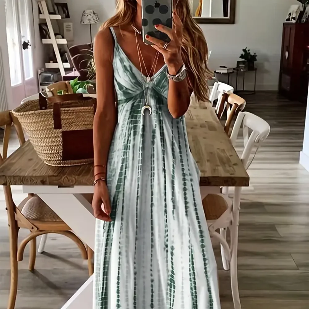 Sexy Graphic Print Maxi Dress (FREE SHIPPING)