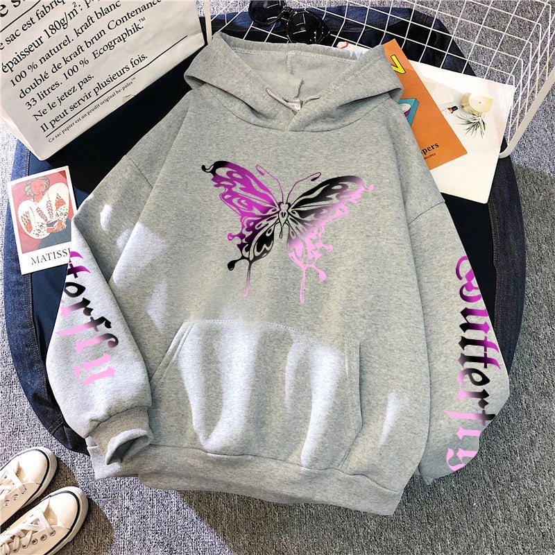 Women's Sweatshirt Printed Y2K Hoody Coat All Season Female Daily Casual Fashion Pullover Home Outdoor Comfort Hoodies