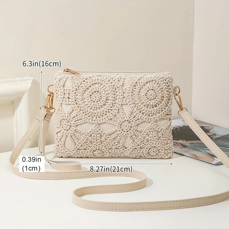 Versatile Crossbody Crochet Bag, (FREE SHIPPING)