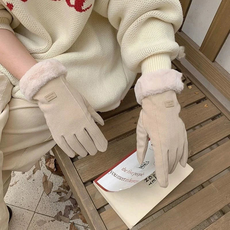 Warm Suede Gloves Plus Touchscreen Capability (FREE SHIPPING)