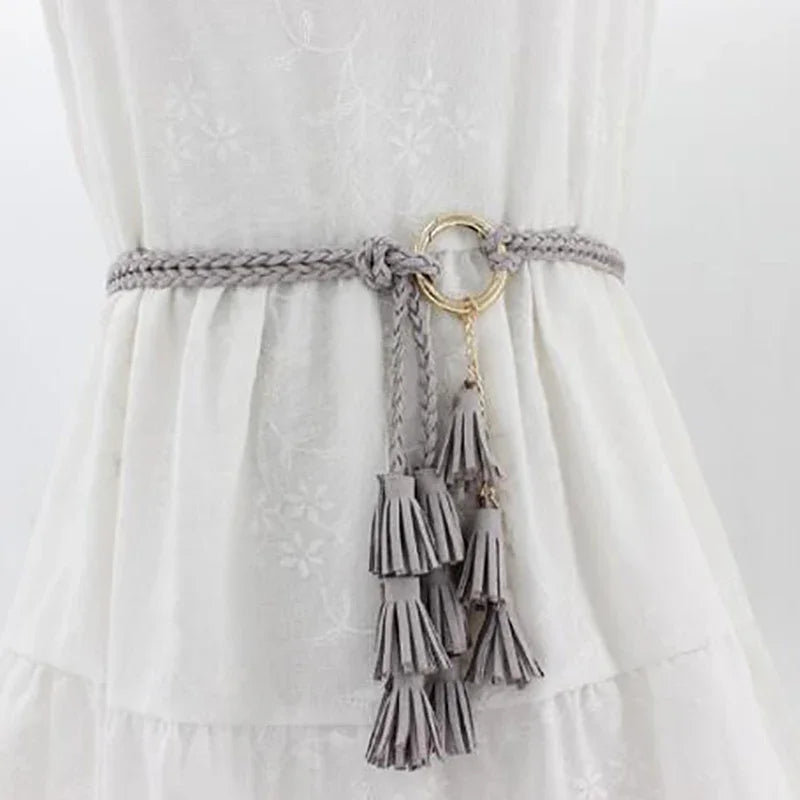 Women's Boho Braided Tassel Belt (FREE SHIPPING)