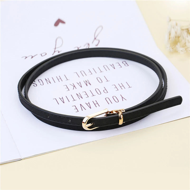 Thin Waistband Pin Buckle Adjustable Belt (FREE SHIPPING)