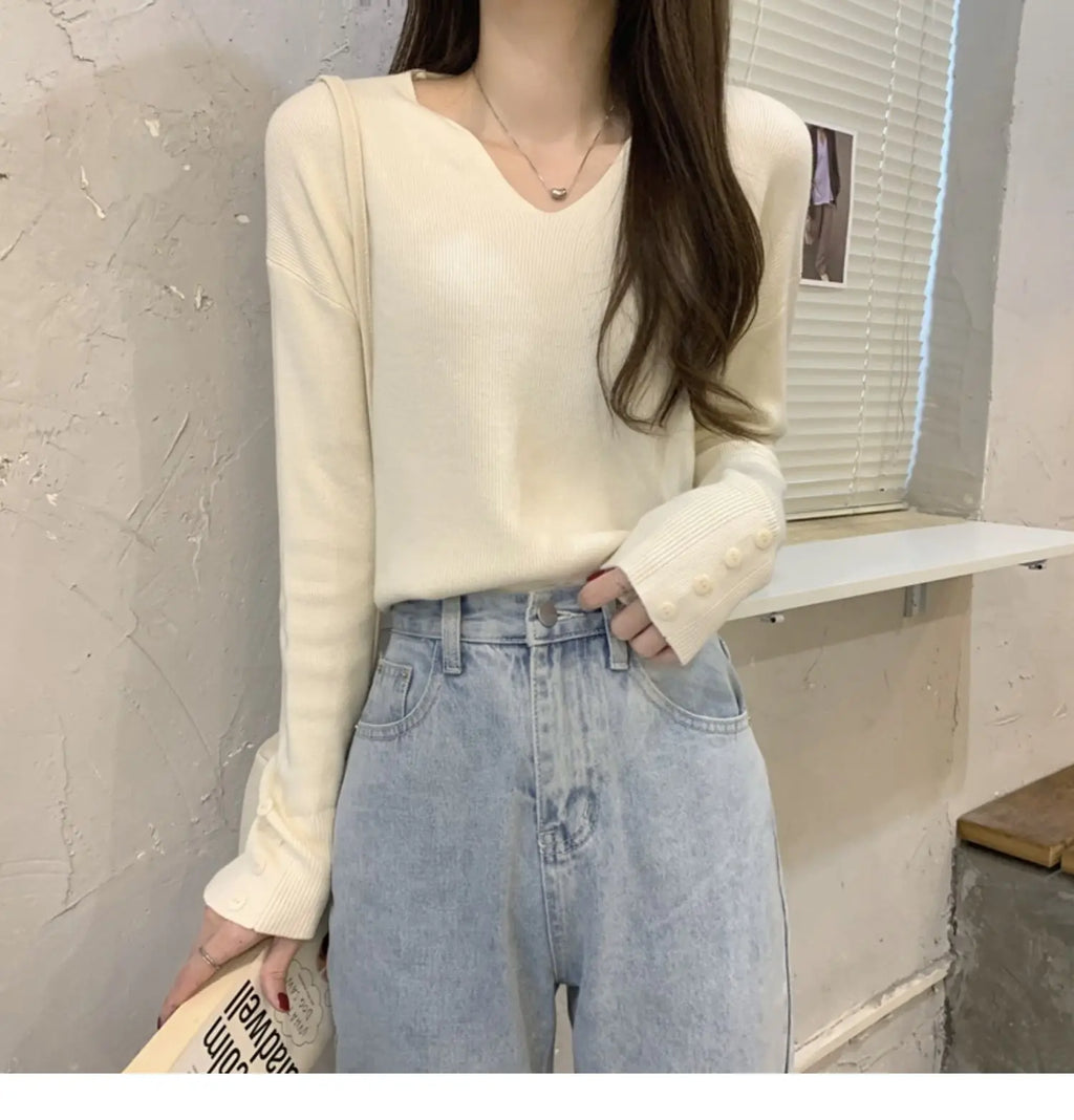 Autumn/Winter V Neck Sweater For Women (FREE SHIPPING)