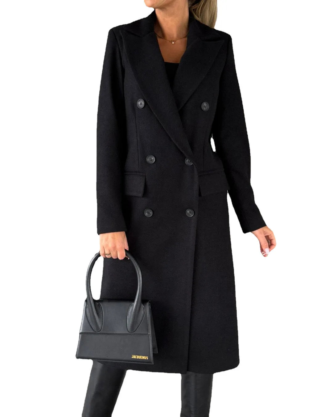 Women's Wool, Double-Breasted Coat (FREE SHIPPING)