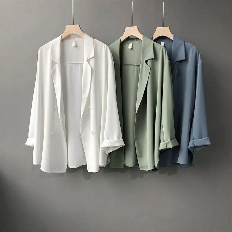 Casual Sunscreen Oversize Blazer For Women (FREE SHIPPING)