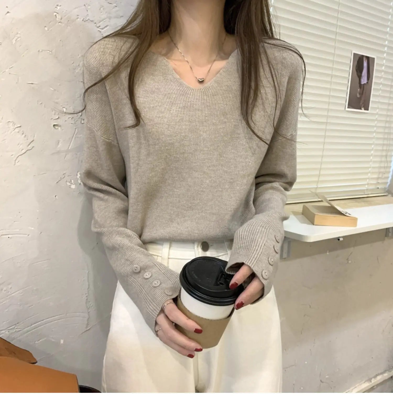 Autumn/Winter V Neck Sweater For Women (FREE SHIPPING)