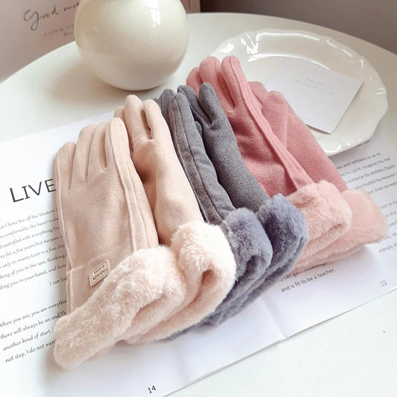 Warm Suede Gloves Plus Touchscreen Capability (FREE SHIPPING)