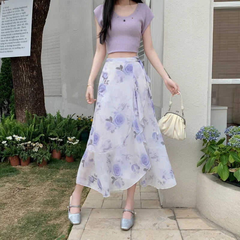 Women's Beach Wrap Skirt – 49 Colors & Prints, Lightweight Summer Essential
