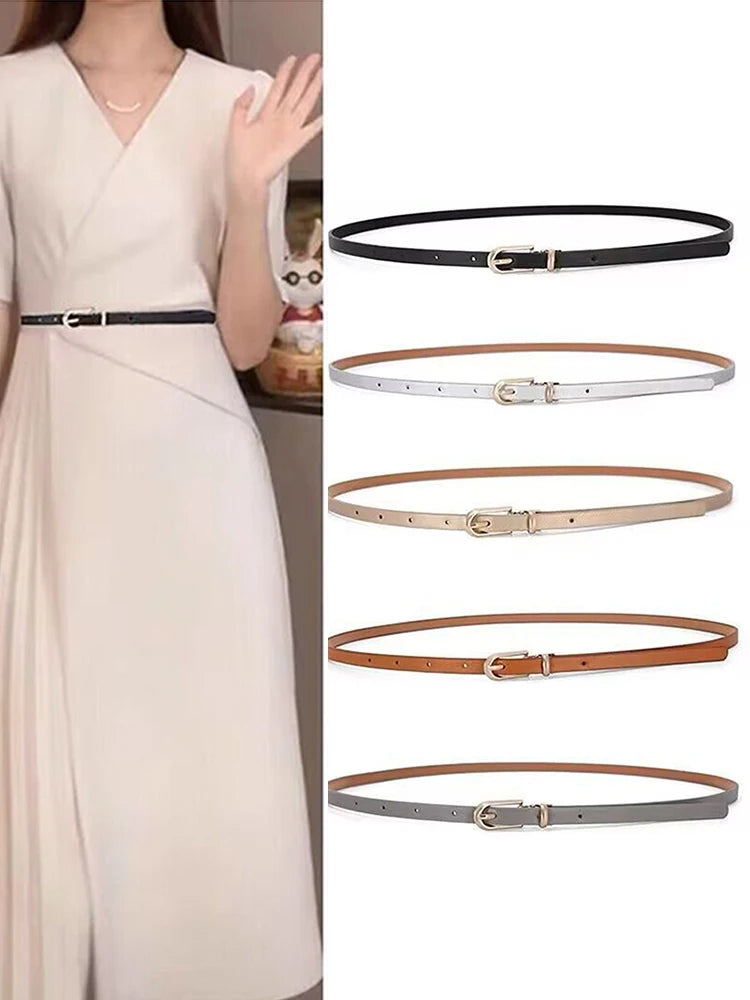 Thin Waistband Pin Buckle Adjustable Belt (FREE SHIPPING)