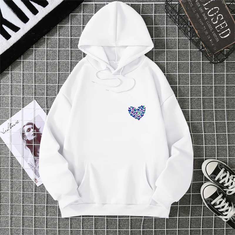 Women's Love Graphic Hoodie – Soft, Cozy & Sweet Printed Sweatshirt