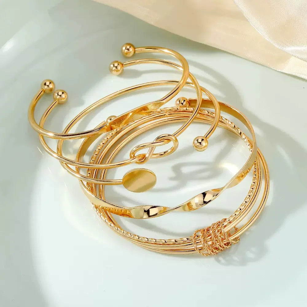 5 pieces fashionable elegant and exquisite adjustable ladies' bracelets (FREE SHIPPING)