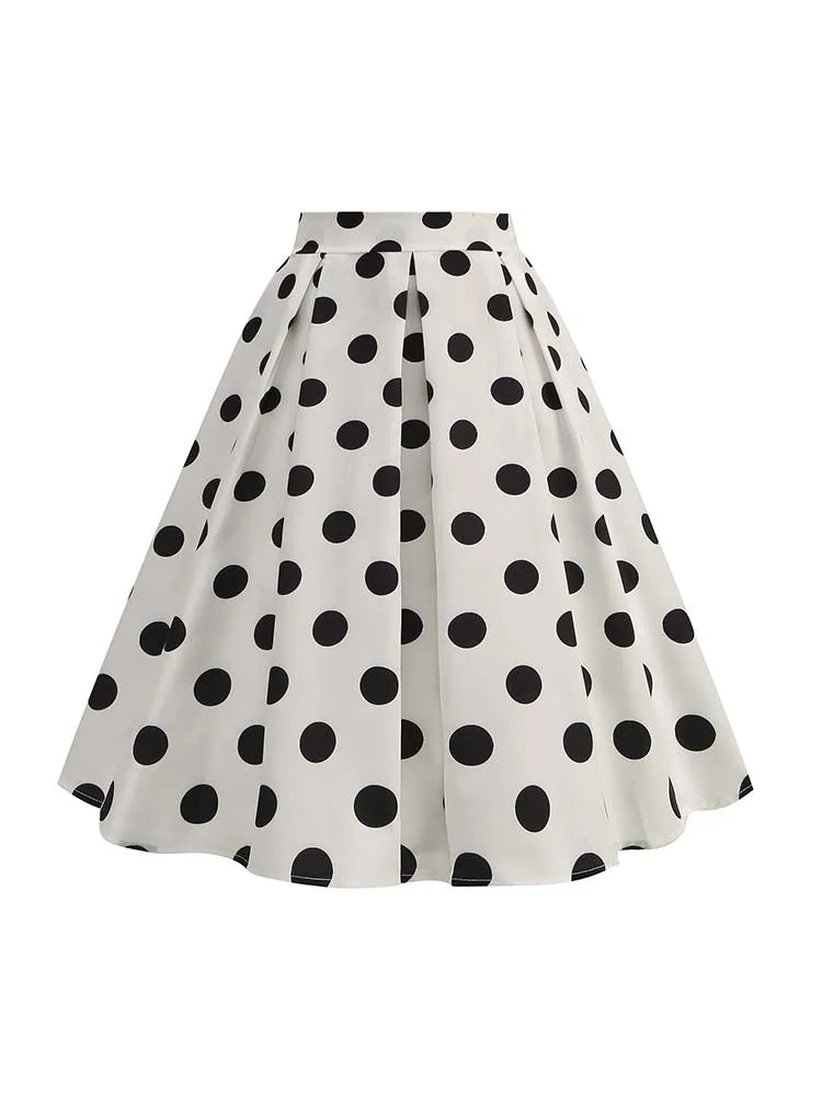 Women's Retro Vintage 50s Pleated Party Skirt – Full, Flirty & Timeless