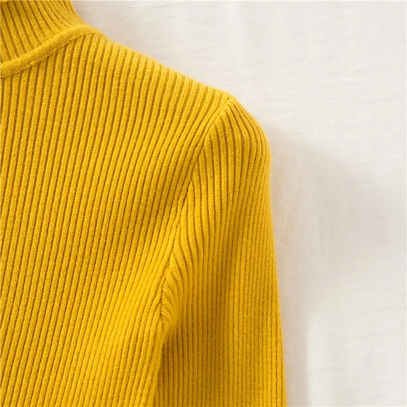 Autumn/Winter Basic Women's Mock Neck Pullovers (FREE SHIPPING)