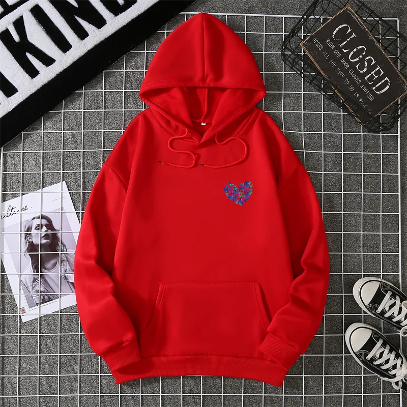 Women's Love Graphic Hoodie – Soft, Cozy & Sweet Printed Sweatshirt