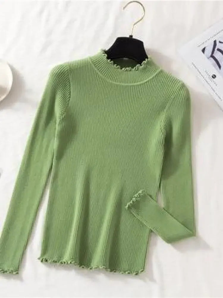 Autumn/Winter Basic Women's Mock Neck Pullovers (FREE SHIPPING)