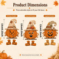 2D Flat, Halloween Decor Autumn Wooden Decorative Plaques
