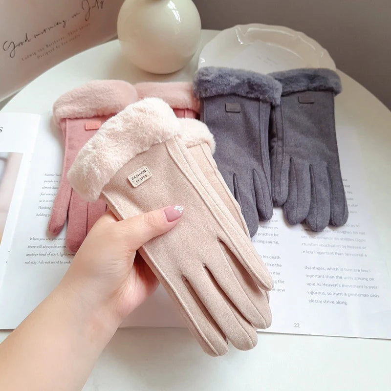 Warm Suede Gloves Plus Touchscreen Capability (FREE SHIPPING)