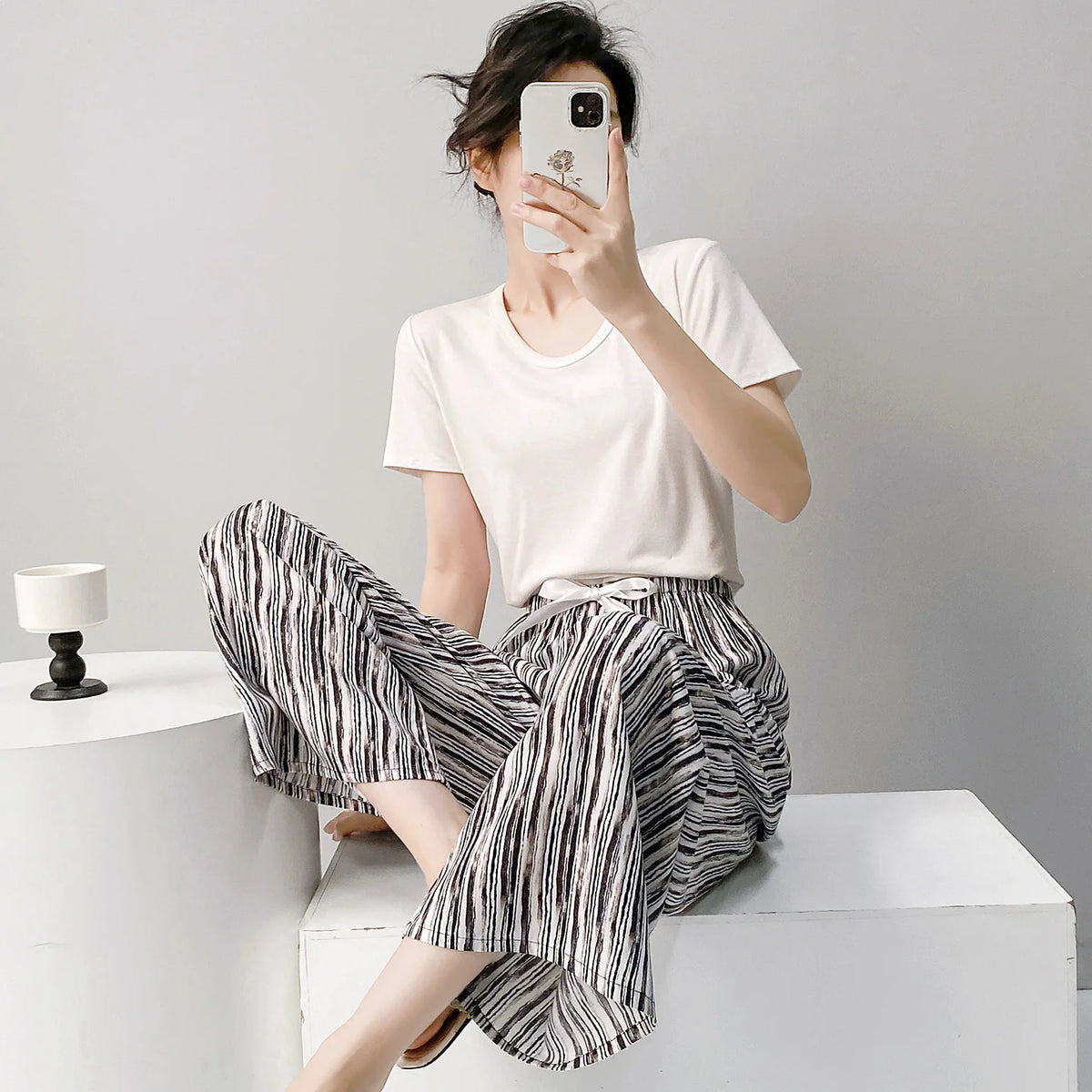 Women's Casual Wide-Leg Pants – 36 Colors & Prints to Choose From