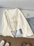Flared Sleeve with thin lace up cardigan jacket (FREE SHIPPING)