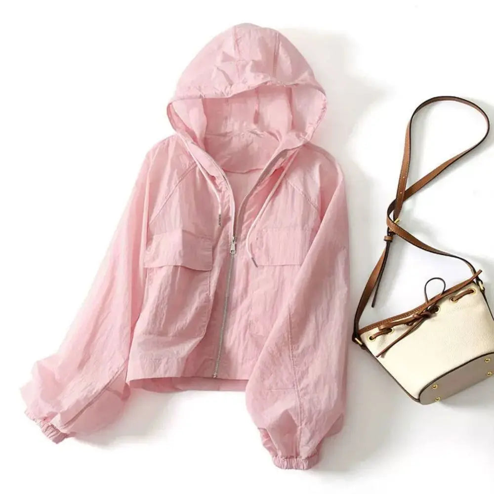 Thin, Sunscreen, Hooded, Quick-Dry Windbreaker (FREE SHIPPING)
