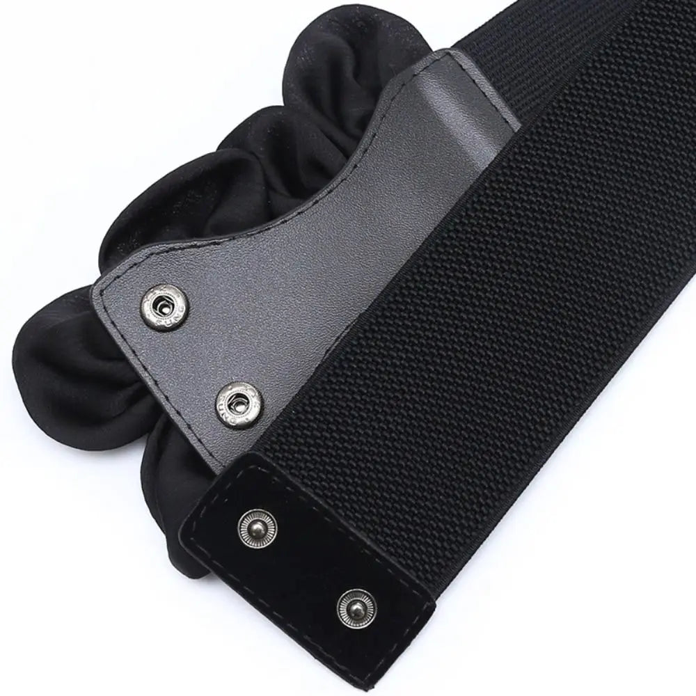 Women Fashion Floral Wide Elastic Belt (FREE SHIPPING)