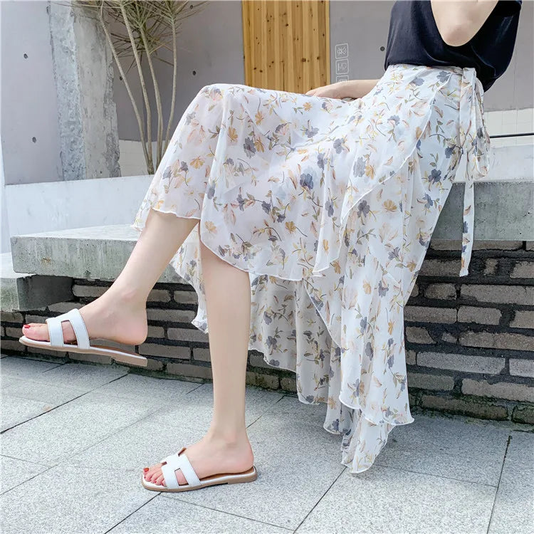Women's Beach Wrap Skirt – 49 Colors & Prints, Lightweight Summer Essential