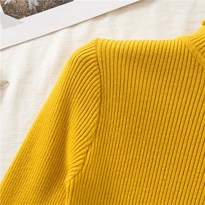 Autumn/Winter Basic Women's Mock Neck Pullovers (FREE SHIPPING)