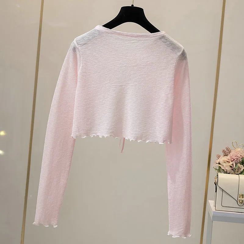 Front Tie Cardigan Women's Bolero Sweater (FREE SHIPPING)