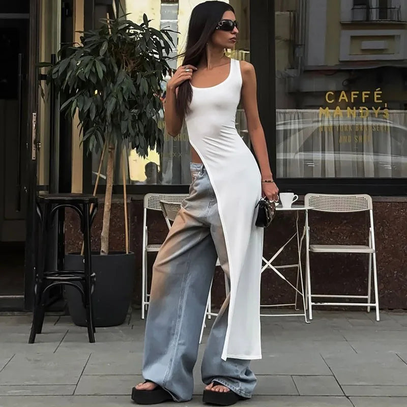 Sexy Side High Split Midi Dress (FREE SHIPPING)