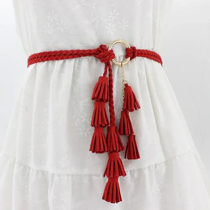 Women's Boho Braided Tassel Belt (FREE SHIPPING)
