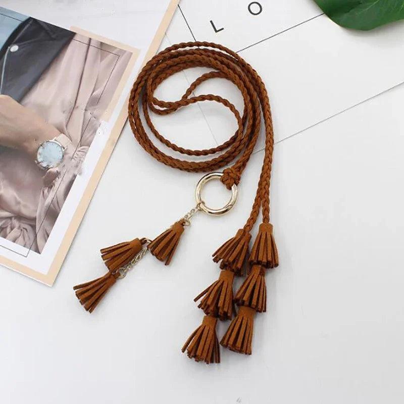 Women's Boho Braided Tassel Belt (FREE SHIPPING)