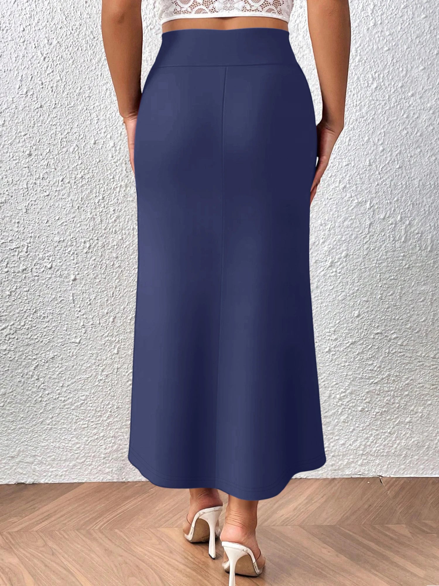 Women's High‑Waisted Mermaid Flared Hem Skirt (FREE SHIPPING)
