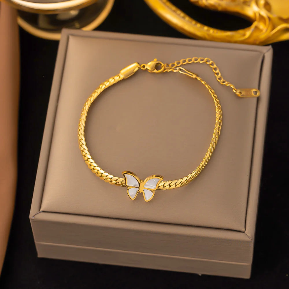 Butterfly Necklace or Bracelet (FREE SHIPPING)
