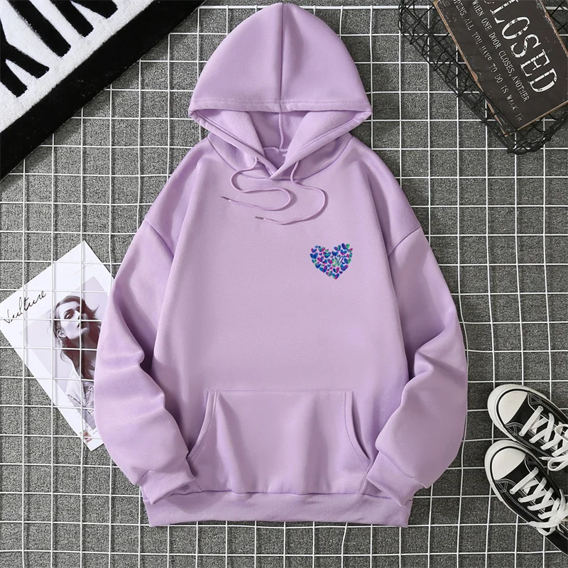 Women's Love Graphic Hoodie – Soft, Cozy & Sweet Printed Sweatshirt