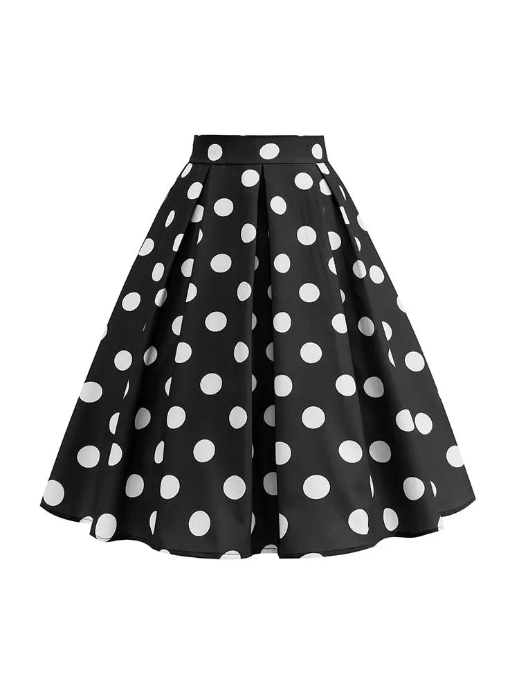 Women's Retro Vintage 50s Pleated Party Skirt – Full, Flirty & Timeless