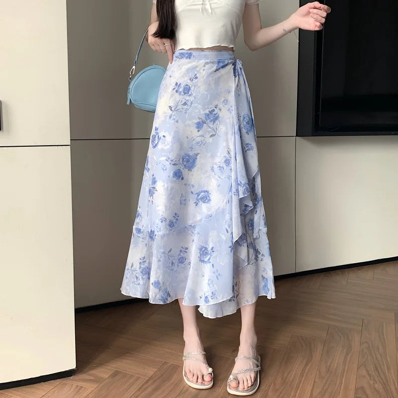 Women's Beach Wrap Skirt – 49 Colors & Prints, Lightweight Summer Essential
