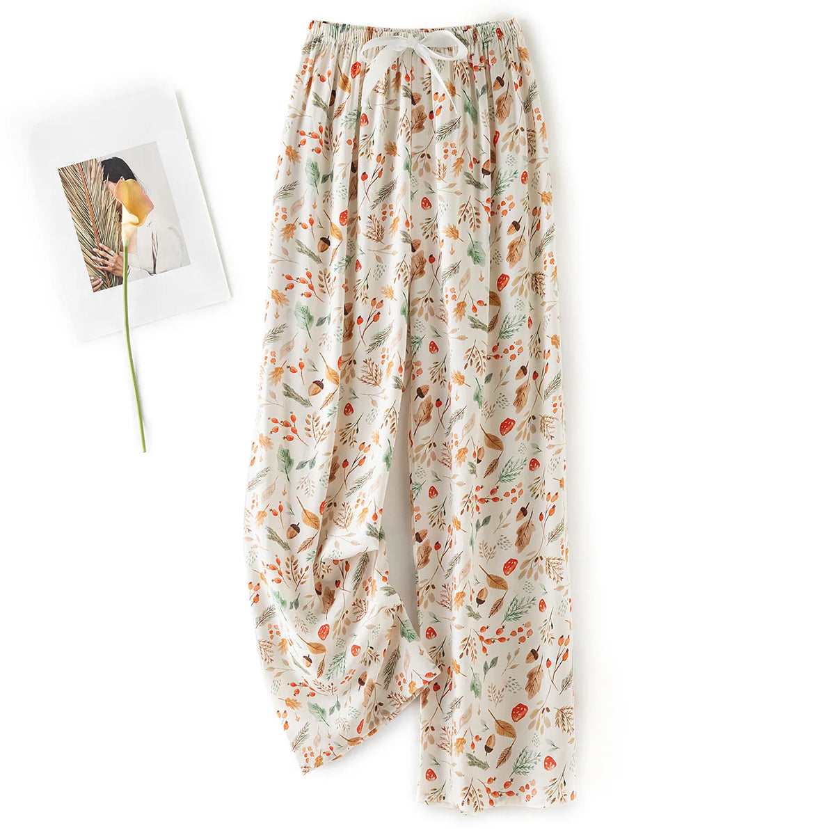 Women's Casual Wide-Leg Pants – 36 Colors & Prints to Choose From