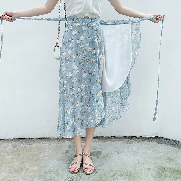 Women's Beach Wrap Skirt – 49 Colors & Prints, Lightweight Summer Essential
