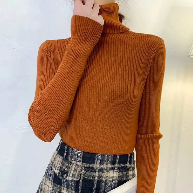 Women's Fall Turtleneck Sweater – Cozy, Classic, Cold-Weather Essential