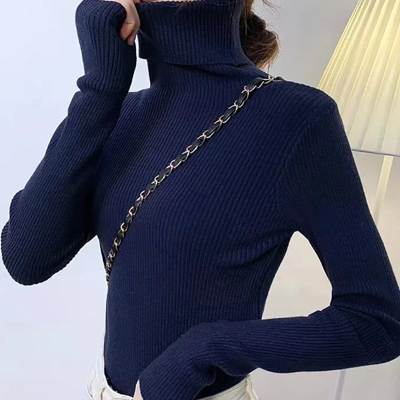 Women's Fall Turtleneck Sweater – Cozy, Classic, Cold-Weather Essential