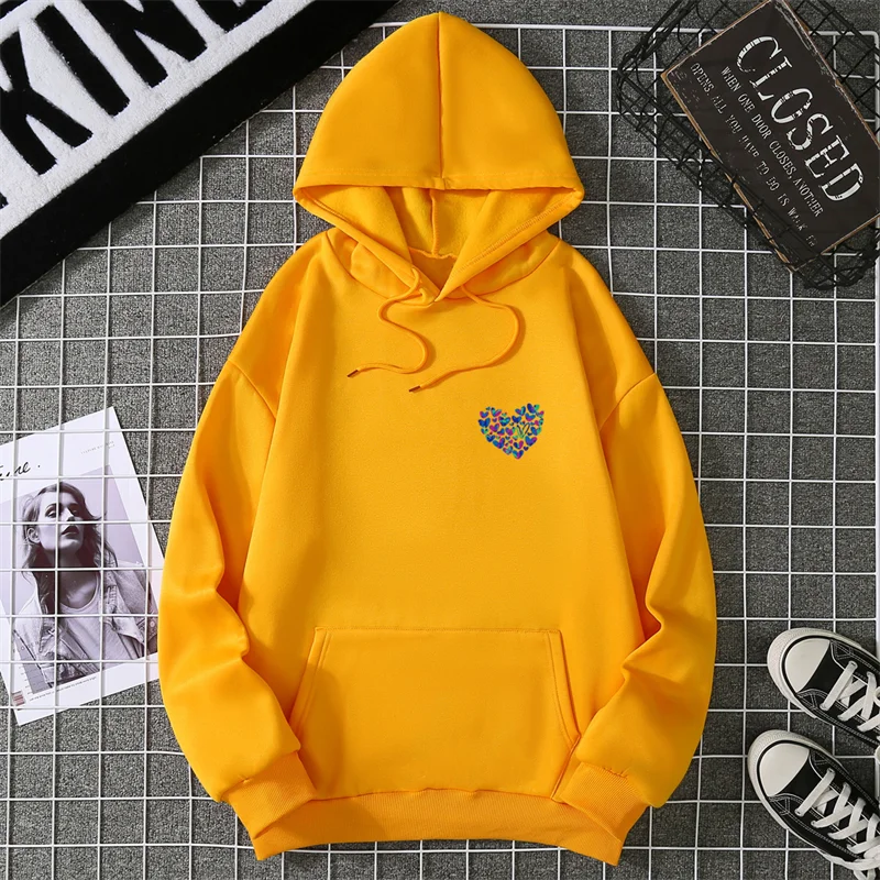 Women's Love Graphic Hoodie – Soft, Cozy & Sweet Printed Sweatshirt