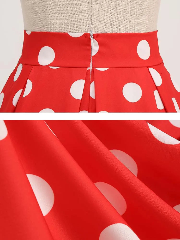 Women's Retro Vintage 50s Pleated Party Skirt – Full, Flirty & Timeless
