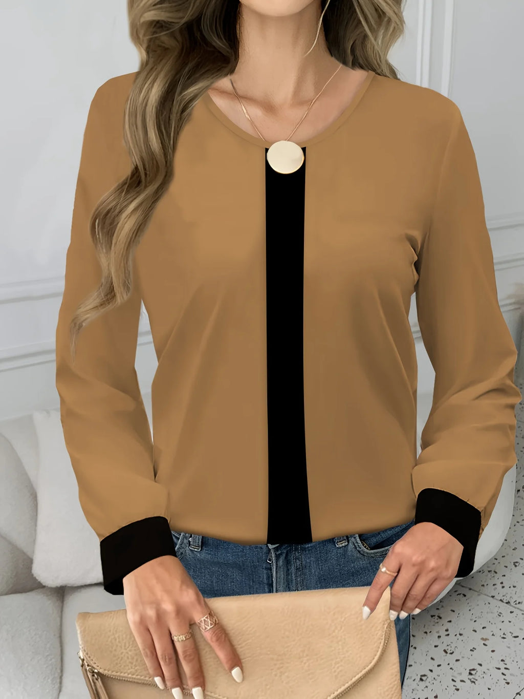 Elegant long Sleeve Woman's Shirt (FREE SHIPPING)