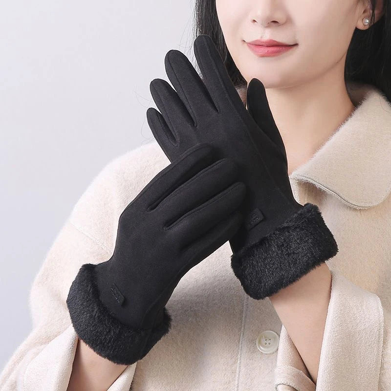 Warm Suede Gloves Plus Touchscreen Capability (FREE SHIPPING)