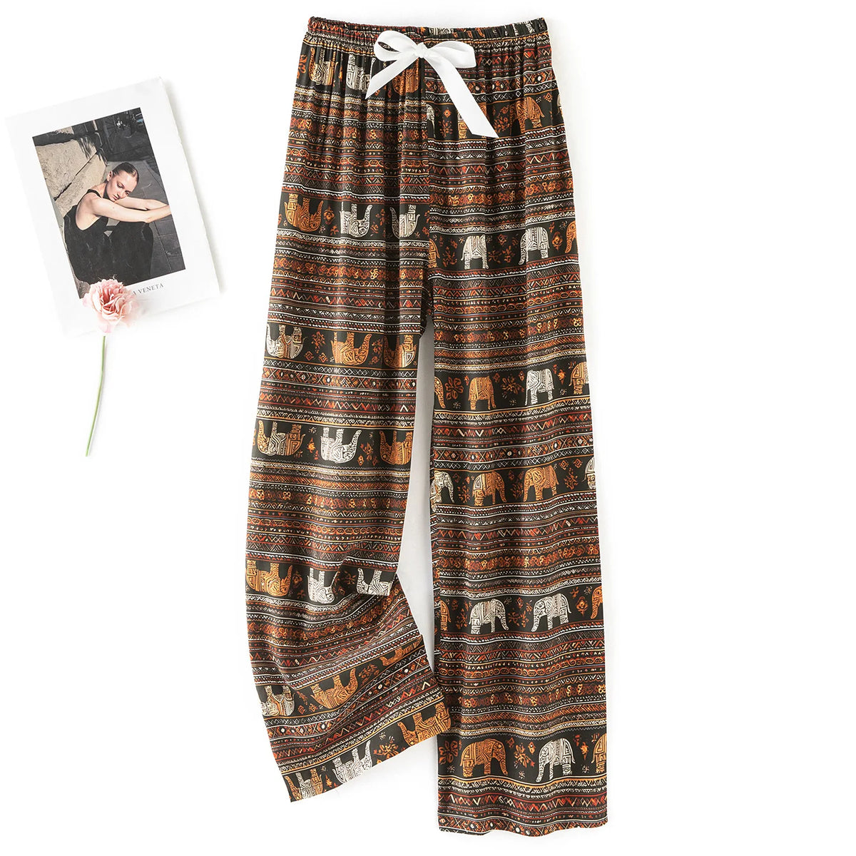 Women's Casual Wide-Leg Pants – 36 Colors & Prints to Choose From