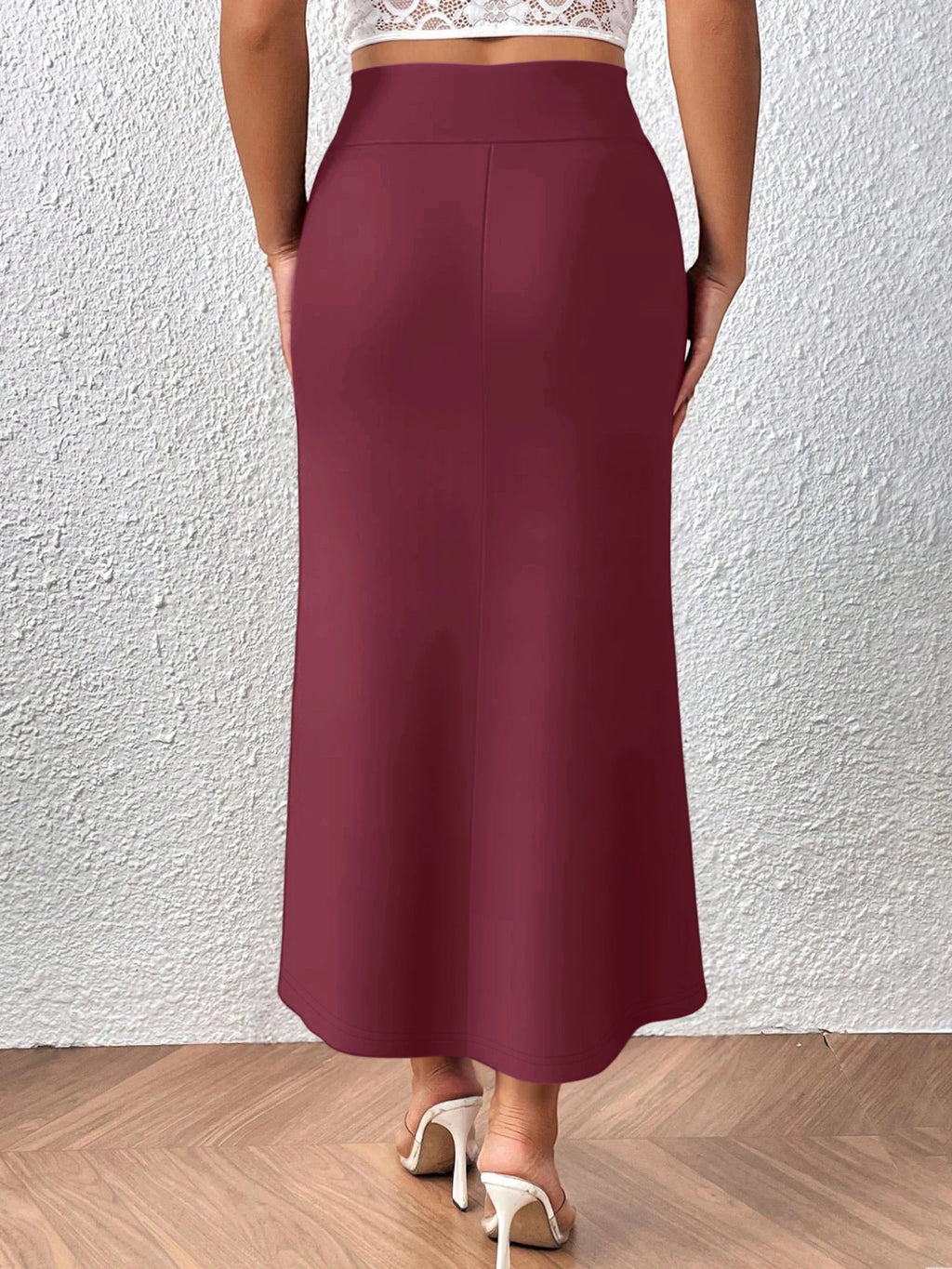 Women's High‑Waisted Mermaid Flared Hem Skirt (FREE SHIPPING)