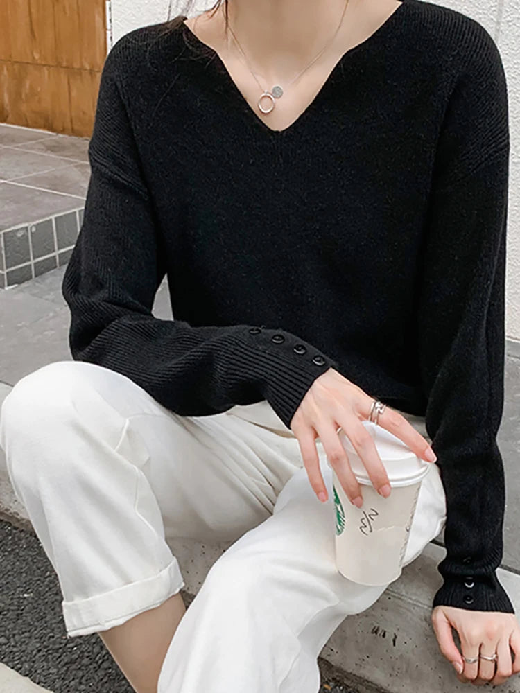 Autumn/Winter V Neck Sweater For Women (FREE SHIPPING)