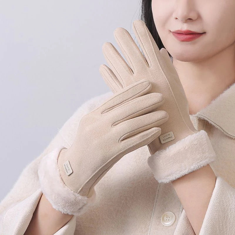 Warm Suede Gloves Plus Touchscreen Capability (FREE SHIPPING)